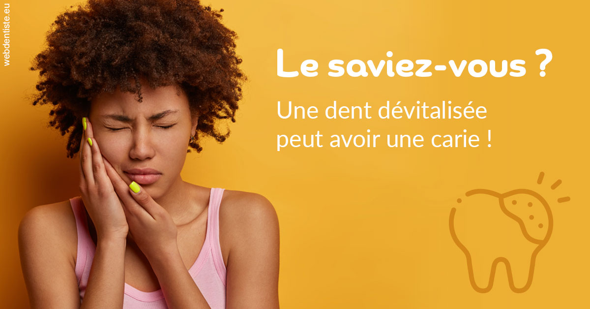 https://www.dentistes-bouaziz.fr/Dent dévitalisée et carie